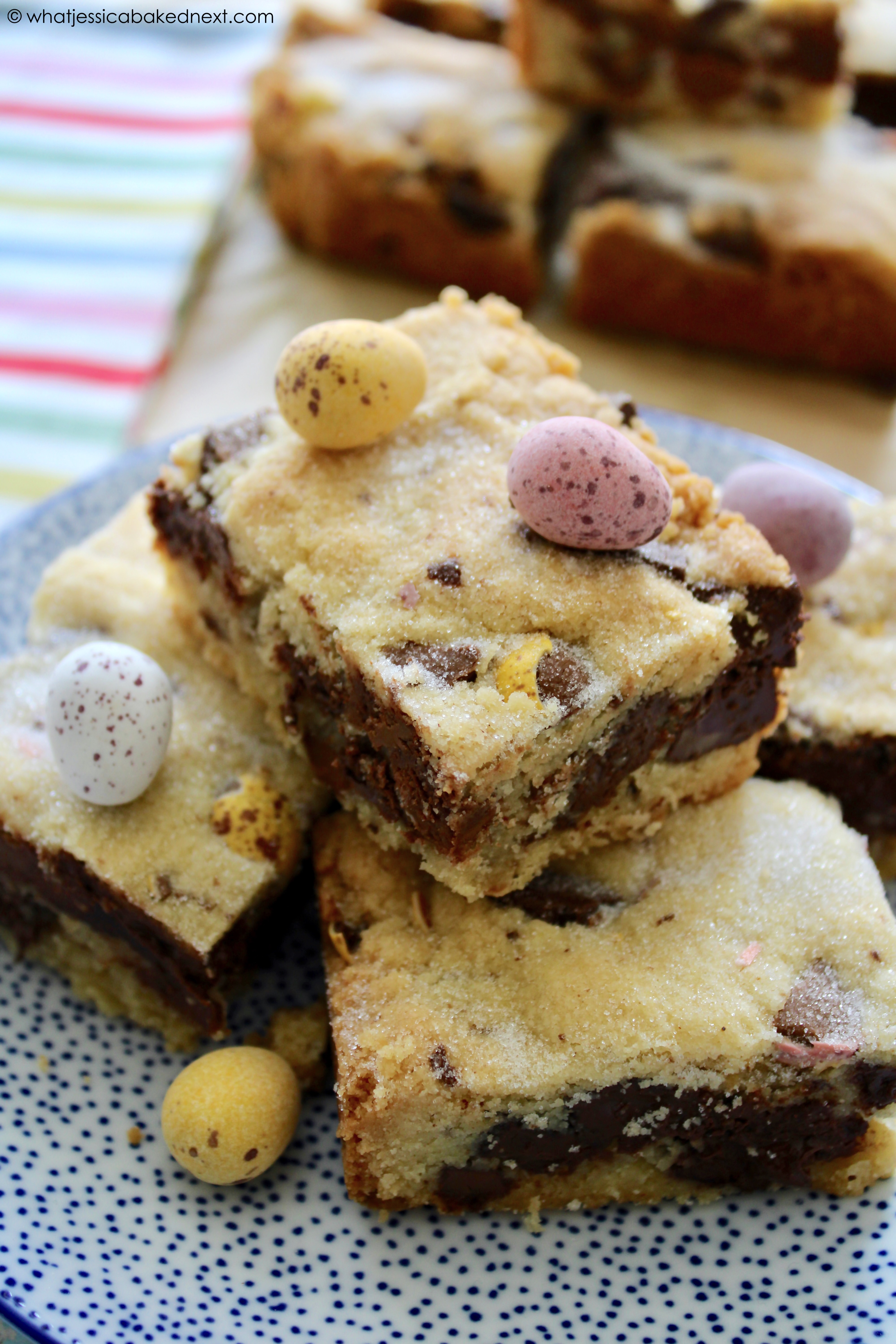Mini Egg Shortbread – What Jessica Baked Next